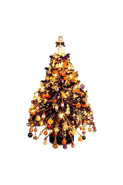 Choice Style 1 Handmade DIY Beaded Halloween Tree Kit Plastic Craft Set With ...