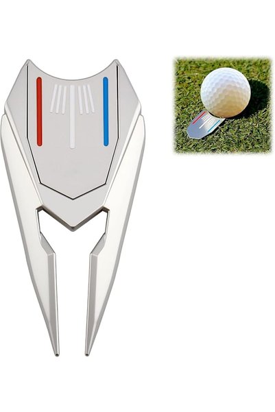 ELECDON Golf Divot Repair Tool with Magnetic Ball Marker - Golf Turf Repair T...