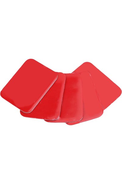 Generic وسادات لاصقة لتثبيت كاميرا السيارة، ملصقات مربعة ذات وجهين مقاومة للح...