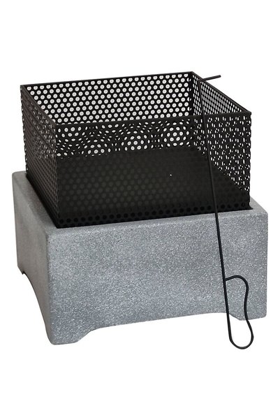 ACTIVA Semineu de terasa din piatra artificiala MgO Idaho 35 x 35 cm 15178
