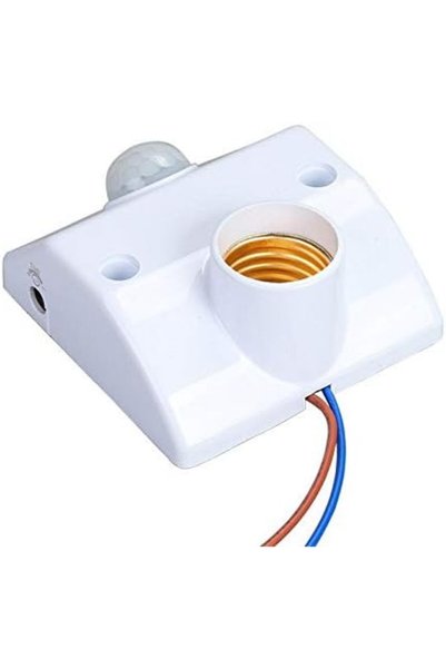 Generic حامل مصباح LED مع مستشعر حركة E27، يعمل بجهد 170-250 فولت مع مفتاح تح...