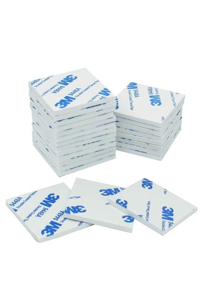 Generic 100 قطعة من لاصقات الفوم ذات الوجهين فائقة الالتصاق بطول 3 متر، مقاس ...