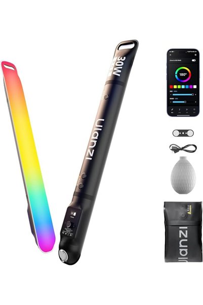 ULANZI Select ضوء أنبوبي قابل للنفخ ULANZI LA30 RGB مع تحكم عبر التطبيق لتسجي...