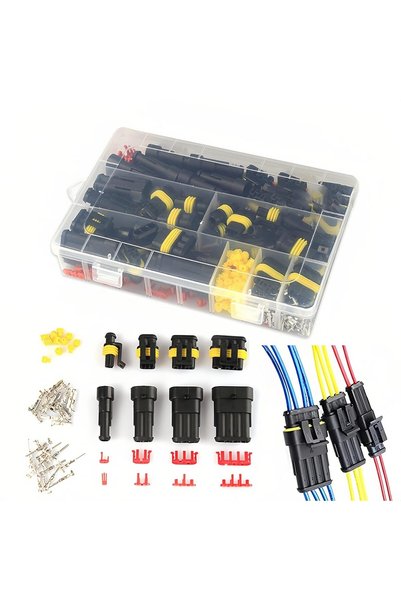 Generic طقم موصلات أسلاك كهربائية 352 قطعة مع حقيبة تخزين