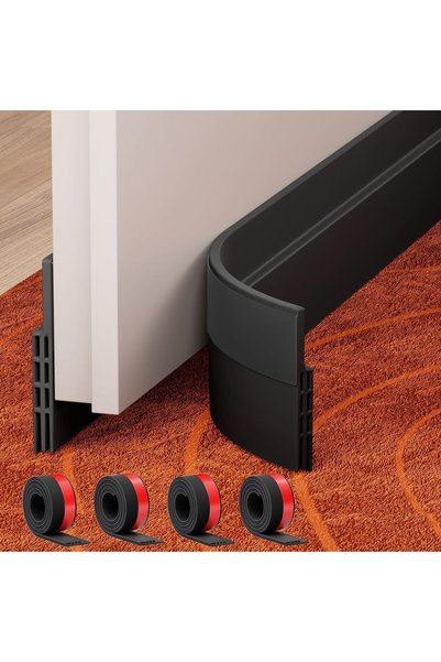 Generic 4 Pack Door Draft Stopper, Door Sweep, Weather Stripping Seal