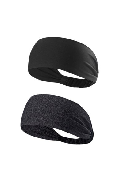 Noonedibs buc sport fibră de poliester bentiță unisex elastică transpirație a...