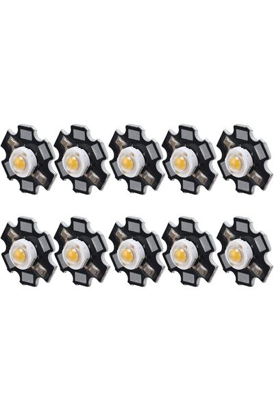 Generic إضاءة سقف 10 قطع من ملحقات مصابيح LED | مادة الألمنيوم للإضاءة الليلي...