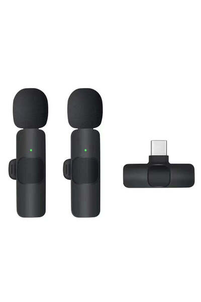 Techsuit (Pachet de 2) Microfon Lavalier Wireless XtreamMic (LW2) - cu Recept...