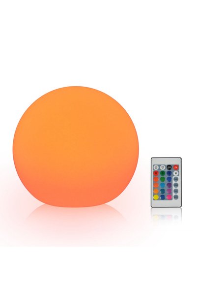 Noonedibs Lampă glob LED reîncărcabilă, lampă decorativă pentru dormitor cu t...