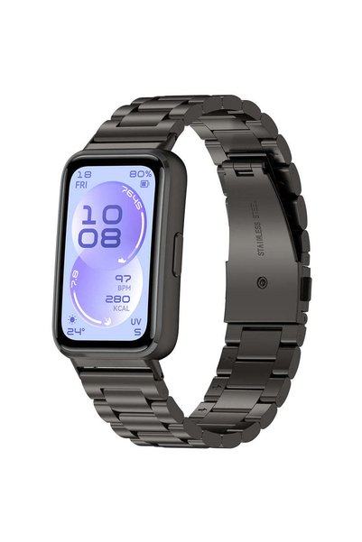Techsuit - Watchband (W010) - Huawei Band 11 / Band 11 Pro - Black