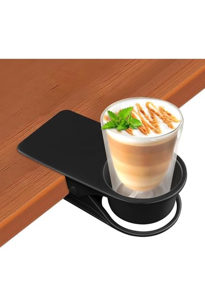 Kalolary Kalolary 2 Pieces Clip-On Drink Cup Holder for Table and Bottles, DI...
