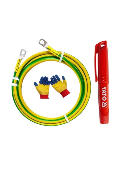Universal Cablu impamantare,sectiune 4 mmp, 600 cm,cu terminali M6 + Mini mar...