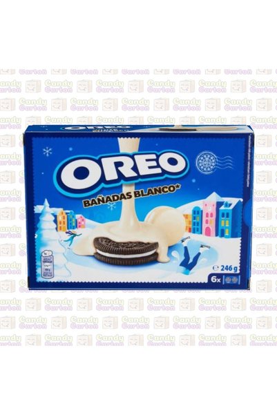 Oreo Oreo Panadas Bianco ‏   White Chocolate Covered 6 Pieces 246g Imported f...