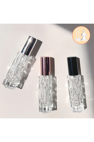 Choice Glass 10ml MULTI 1/3/6pcs+4 accessories 10ml travel mini perfume atomi...