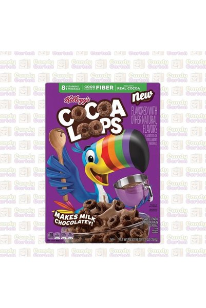 Kellogg's كيلوجز حبوب افطار كوكو لوبس شوكولاتة 260 جرام مستورد من امريكا Coco...