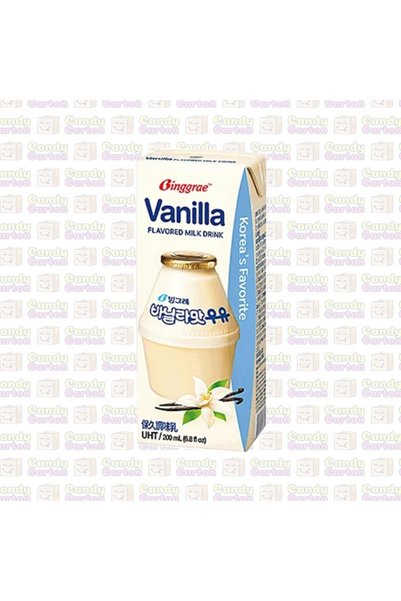 Binggrae مشروب حليب بنكهة الفانيليا 200 مل منتج كوري vanilla milk 200m