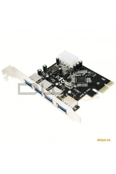 LogiLink Placă adaptor PCI-Express la 4 x USB 3.0, 'PC0057A'