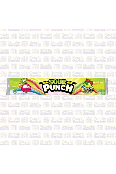 SOUR حلوي قوس قزح بنكهة الفواكة المشكلة 57 جرام Punch