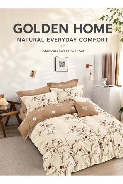 Generic GOLDEN HOME King Size Duvet Cover Set: Complete 6pc with 1 Duvet Cove...