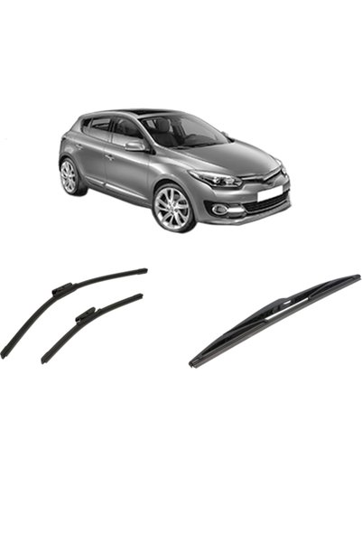 Bosch Set de 3 ștergătoare de parbriz RENAULT MEGANE III Hatchback 2008-2017,...
