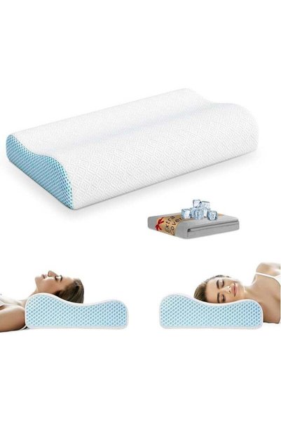 Generic Womdee Memory Foam Cervical Pillow for Neck Pain Relief with Replacem...
