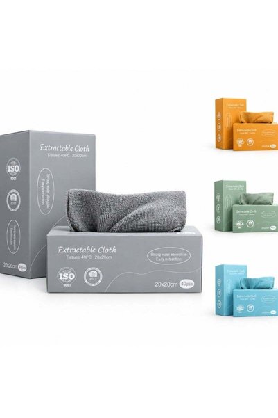 Generic QK Exclusives - microfibre cleaning cloth - reusable and washable - 2...