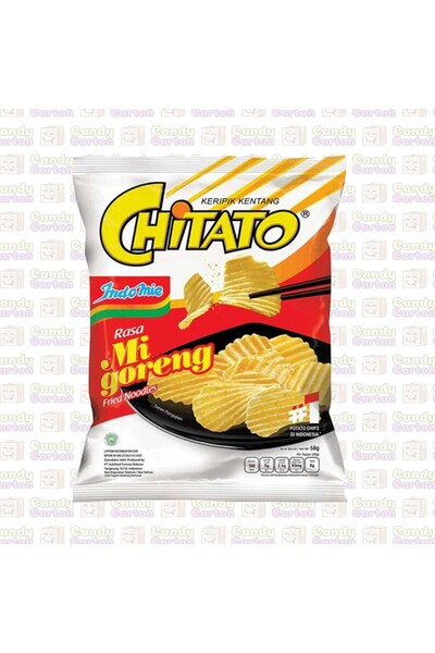 CHITATO شيبس اندومي شيتاتو نكهة الأندومي مستورد 68 جرام Mi Goreng Indomie