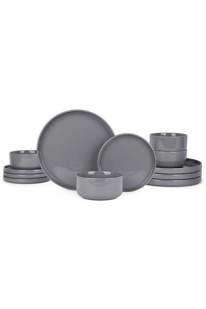 Generic Ollieroo 12 piece Stoneware Dinnerware Set, Set for 4, Microwave & Di...