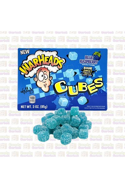 WarHeads وارهيدز مكعبات بنكهة التوت الازرق 85 جرام مستورد امريكا Cubes Sour B...