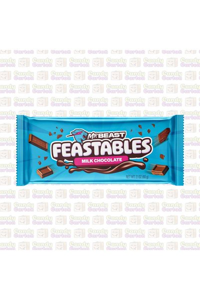 Mrbeast مستر بيست فيستابلز شوكولاتة بالحليب 60جرام مستورد امريكا Feast