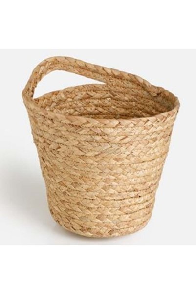 UNIC Husă suspendată din răchită pentru ghiveci de flori cu mâner Ø20x19.5cm