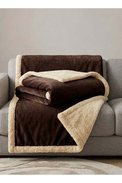 Generic T G H Sherpa Bed Blanket King Size, Double Plush Reversible Fleece, M...