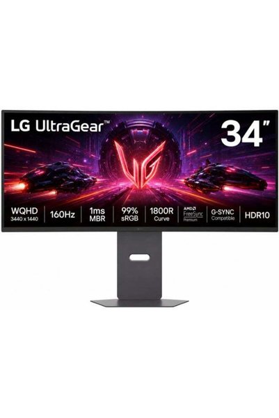 Generic LG 34 inch UltraGear Curved Ultrawide Gaming Monitor, 3440×1440 WQHD,...