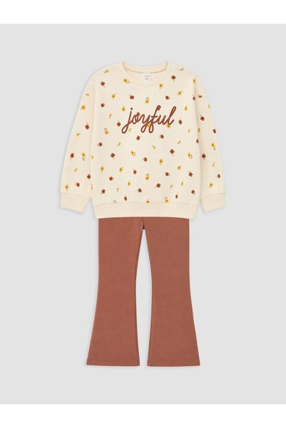 LC Waikiki طقم I Floral السميك للفتيات من Freezen Store