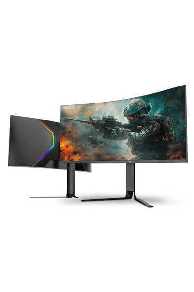 Generic porodo 34 inch Curved Gaming Monitor with 200Hz Refresh, Ultra‑Wide Q...