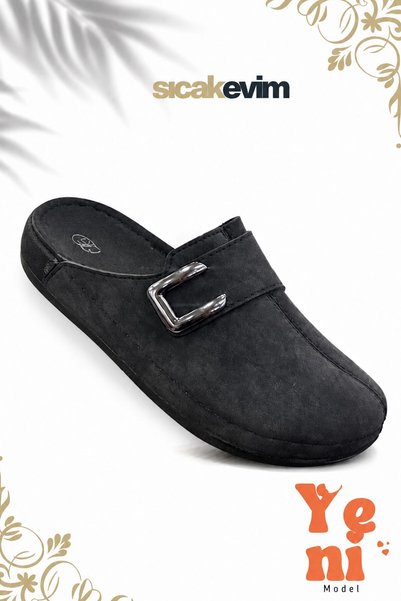 AlbiShoes Γυναικείες παντόφλες με κλειστό μπροστινό μέρος για εσωτερικούς και...