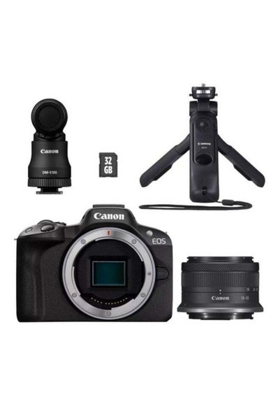 Generic Canon EOS R50 Mirrorless Camera Content Creator Kit, Black including ...