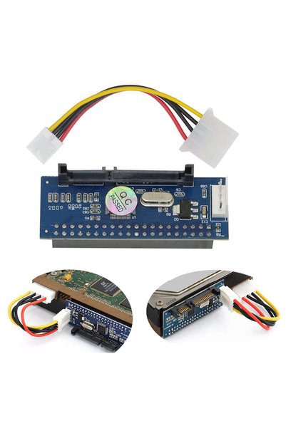 KEEPRO محول IDE إلى SATA مقاس 3.5 بوصة IDE/PATA ذو 40 دبوسًا لمحرك الأقراص الصلبة