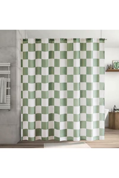 Dotail Perdea de duș, 180 x 200 cm, impermeabilă, rezistentă la mucegai, lava...