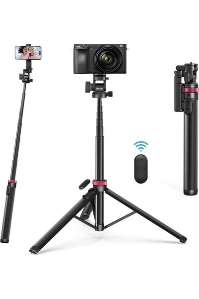 Generic ULANZI MT-78 Extendable Phone Tripod, metal 72.83" Selfie Stick Camer...