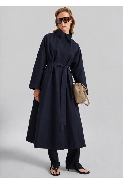 Touché Privé Oversize Trench Coat with Quilted Interior