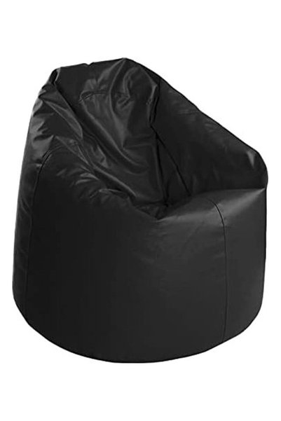 Generic Luxe Bean Bag Black 80x50cm
