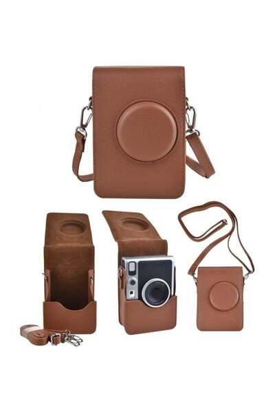 Generic VIUAUAX Case for Instax Mini EVO - PU Leather Protective Bag with Adj...