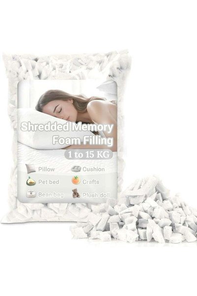 Generic MUSA MUSA® Shredded Foam Soft & Comfy Foam Flakes for Bean Bag Fillin...