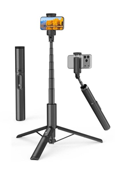 Generic XXZU 170cm/67inch Selfie Stick Tripod with Wireless Remote, One Inter...