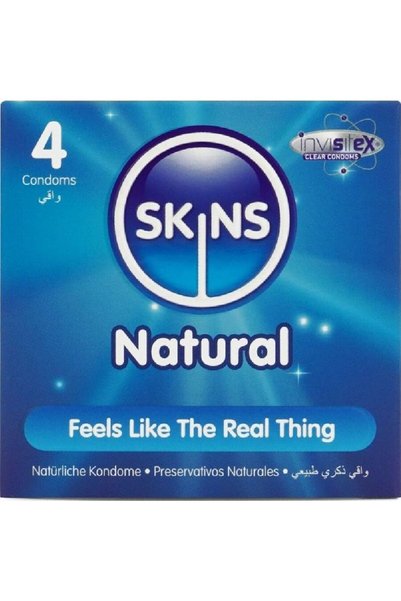 Skins -Prezervative Premium Pachet 4-Latex