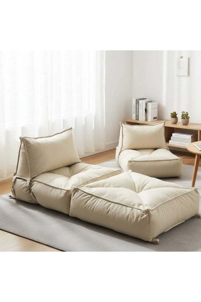 Generic Harmony Home Bean Bag Lounger – Soft & Comfortable Folding Recliner S...