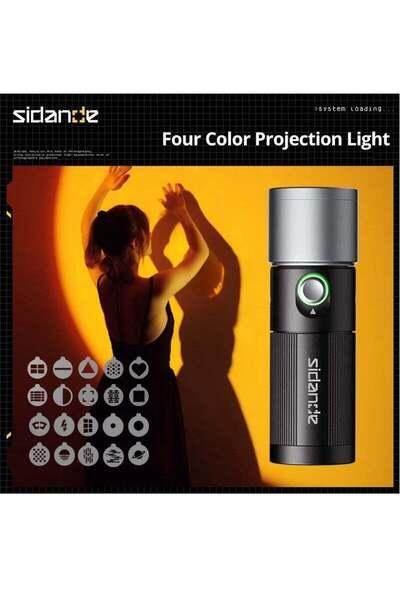 Generic SIDANDE Videography Flashlight Zoomable Photography Fill Light Ambien...