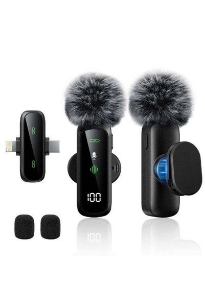 Generic Kingone Wireless Lavalier Microphone for iPhone Android Camera Plug-P...