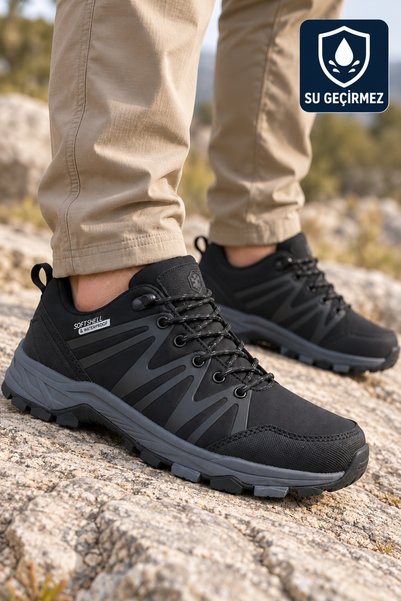 lumberjack Shell 2.0 V Waterproof Trekking Outdoor Men's Shoes Boots Black